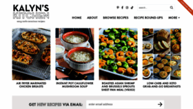 What Kalynskitchen.com website looked like in 2023 (1 year ago)