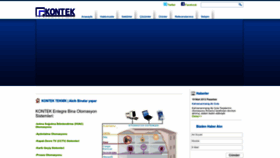 What Kontekteknik.com website looked like in 2023 (1 year ago)