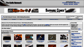 What Knifenetwork.com website looked like in 2023 (1 year ago)