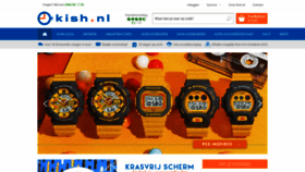 What Kish.nl website looked like in 2023 (1 year ago)