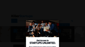 What Killerstartups.com website looked like in 2023 (1 year ago)