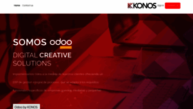 What Konos.cl website looked like in 2023 (1 year ago)