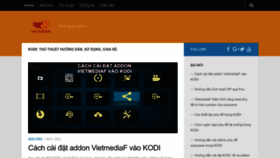 What Kodi.vn website looked like in 2023 (1 year ago)