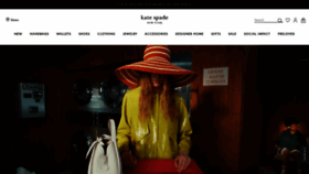 What Katespade.com website looked like in 2023 (1 year ago)
