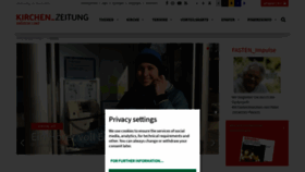 What Kirchenzeitung.at website looked like in 2023 (1 year ago)