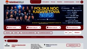 What Kabaretowebilety.pl website looked like in 2023 (1 year ago)