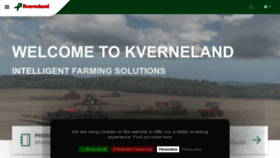 What Kverneland.com website looked like in 2023 (1 year ago)