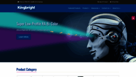 What Kingbrightusa.com website looked like in 2023 (1 year ago)
