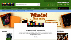 What Knihydobrovsky.cz website looked like in 2023 (1 year ago)