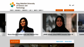 What Kaust.edu.sa website looked like in 2023 (1 year ago)