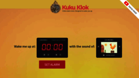 What Kukuklok.com website looked like in 2023 (1 year ago)