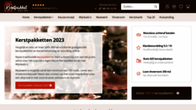 What Kerstpakketonline.nl website looked like in 2023 (3 years ago)