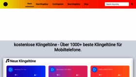 What Kostenloseklingeltone.de website looked like in 2023 (1 year ago)
