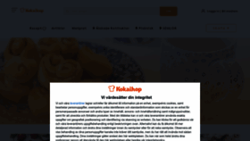What Kokaihop.se website looked like in 2023 (1 year ago)