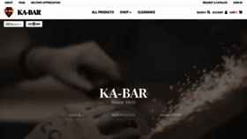 What Kabar.com website looked like in 2023 (1 year ago)