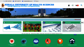 What Kuhs.ac.in website looked like in 2023 (1 year ago)