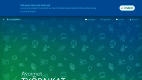 What Kuntarekry.fi website looked like in 2023 (1 year ago)