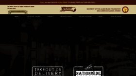 What Keens.com website looked like in 2023 (1 year ago)