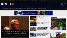 What Kcbd.com website looked like in 2023 (1 year ago)