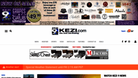 What Kezi.com website looked like in 2023 (1 year ago)