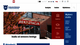 What Ka.edu.pl website looked like in 2023 (1 year ago)