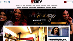 What Krtv.com website looked like in 2023 (1 year ago)