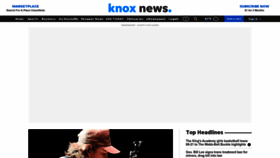 What Knoxnews.com website looked like in 2023 (1 year ago)