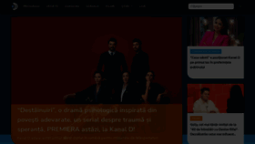 What Kanald.ro website looked like in 2023 (1 year ago)