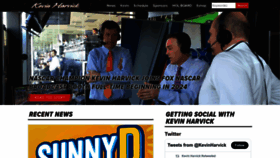 What Kevinharvick.com website looked like in 2023 (1 year ago)