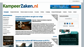 What Kampeerzaken.nl website looked like in 2023 (2 years ago)