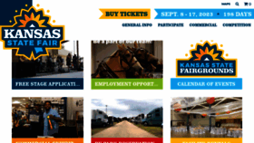 What Kansasstatefair.com website looked like in 2023 (1 year ago)
