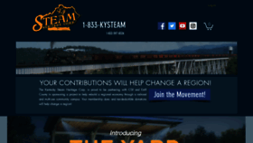 What Kentuckysteam.org website looked like in 2023 (1 year ago)