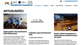 What Ksztalceniezawodowe.eu website looked like in 2023 (1 year ago)