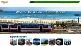 What Koreatodo.com website looked like in 2023 (1 year ago)
