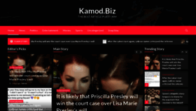 What Kamod.biz website looked like in 2023 (1 year ago)