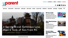 What Kcparent.com website looked like in 2023 (2 years ago)