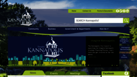 What Kannapolisnc.gov website looked like in 2023 (1 year ago)