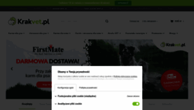 What Krakvet.pl website looked like in 2023 (1 year ago)