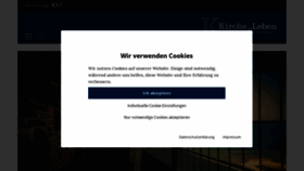 What Kirche-und-leben.de website looked like in 2023 (3 years ago)