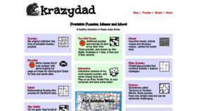 What Krazydad.com website looked like in 2023 (1 year ago)