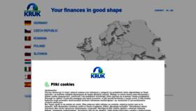 What Kruk.eu website looked like in 2023 (1 year ago)