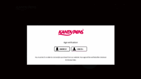 What Kandypens.com website looked like in 2023 (1 year ago)