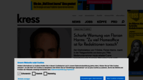 What Kress.de website looked like in 2023 (2 years ago)