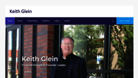 What Keithglein.com website looked like in 2023 (1 year ago)
