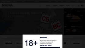 What Kolchuga.ru website looked like in 2023 (1 year ago)