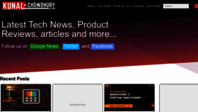 What Kunal-chowdhury.com website looked like in 2023 (2 years ago)