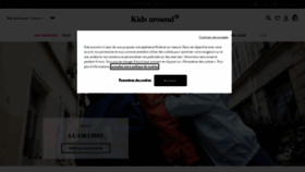 What Kidsaround.com website looked like in 2023 (1 year ago)