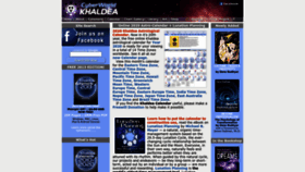What Khaldea.com website looked like in 2023 (1 year ago)