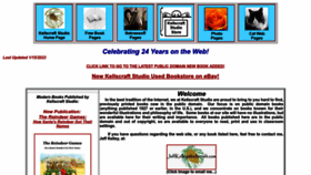 What Kellscraft.com website looked like in 2023 (1 year ago)