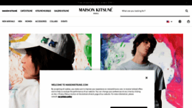 What Kitsune.fr website looked like in 2023 (1 year ago)